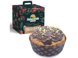 Dolce di Natale Gourmet farcito al Gianduia Biologico