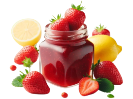 Confettura Extra di Limoni e Fragole bio