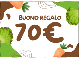 Buono Regalo 70 Euro Paniere Bio