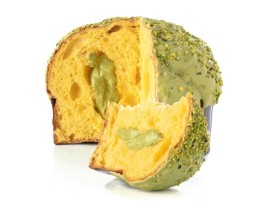 Panettone Pistacchio Farcito Bio - Online da PaniereBio