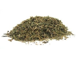 Timo biologico essiccato e sbriciolato