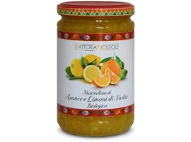 Marmellata di Arance e Limoni con zucchero di canna biologica 370gr