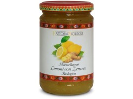 Marmellata di Limoni e Zenzero con zucchero di canna biologica 370gr