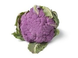 Cavolfiore giallo o violetto biologico
